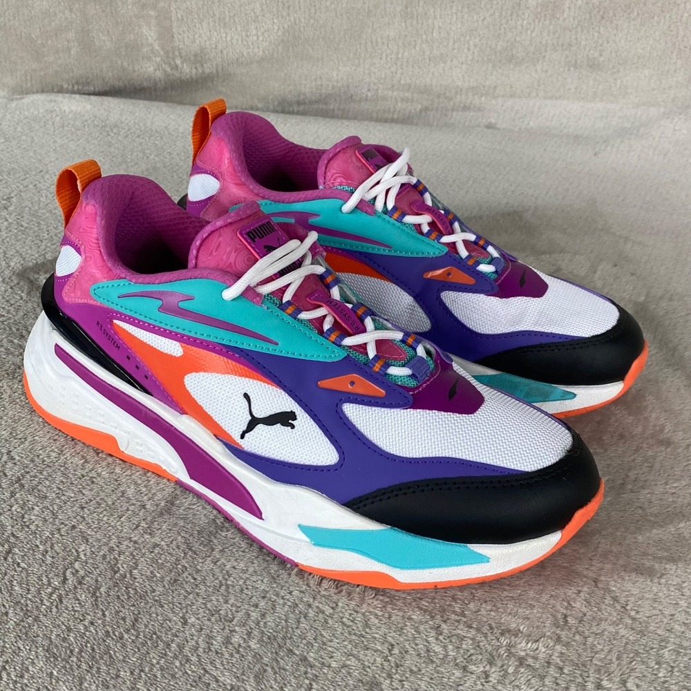 Puma RS Fast Hypnotize Womens Size 9 Pink White Running Shoes Athletic NEW